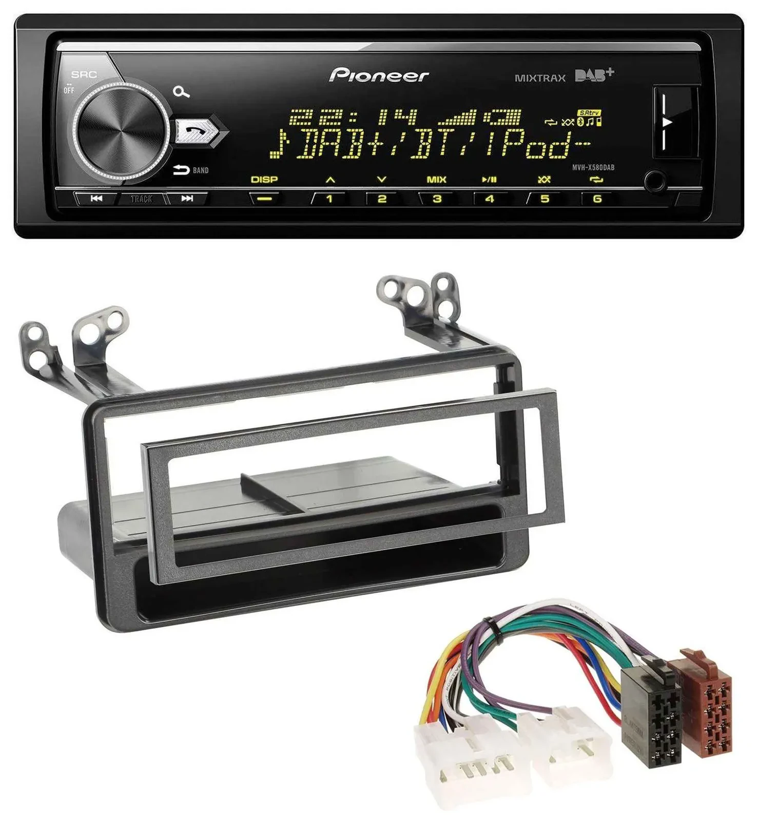 Автомагнитола Pioneer Bluetooth USB DAB MP3 для Toyota MR2, RAV4, Yaris Verso