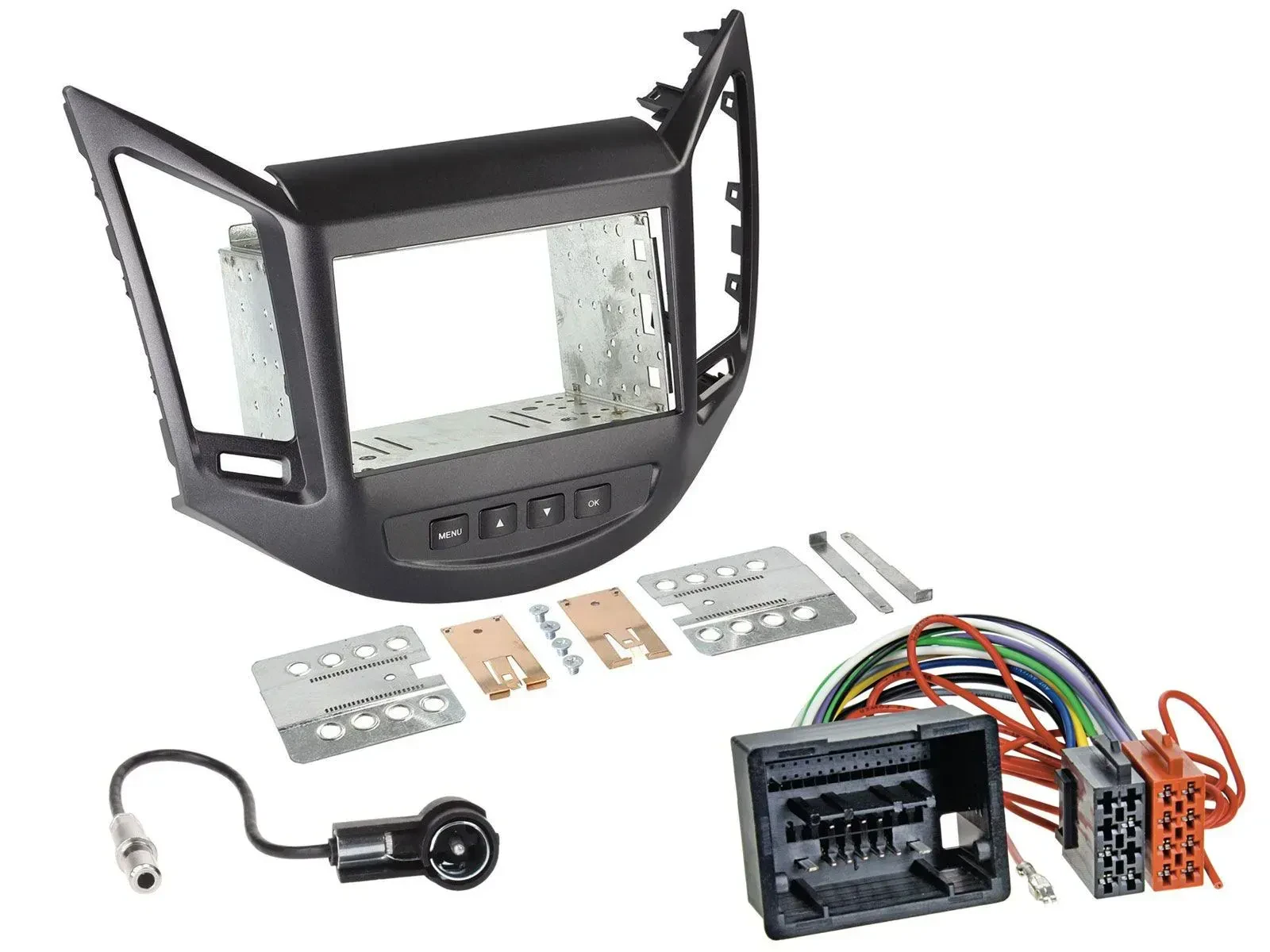 Radioeinbauset Doppel DIN Autoradio für Chevrolet Orlando KL1Y/KL1YN ab 10