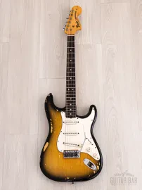 Электрогитара Fender Stratocaster SSS Sunburst w/case USA 1969