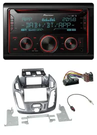 Pioneer 2DIN DAB MP3 Bluetooth USB CD Autoradio für Ford Transit Connect mit Dis