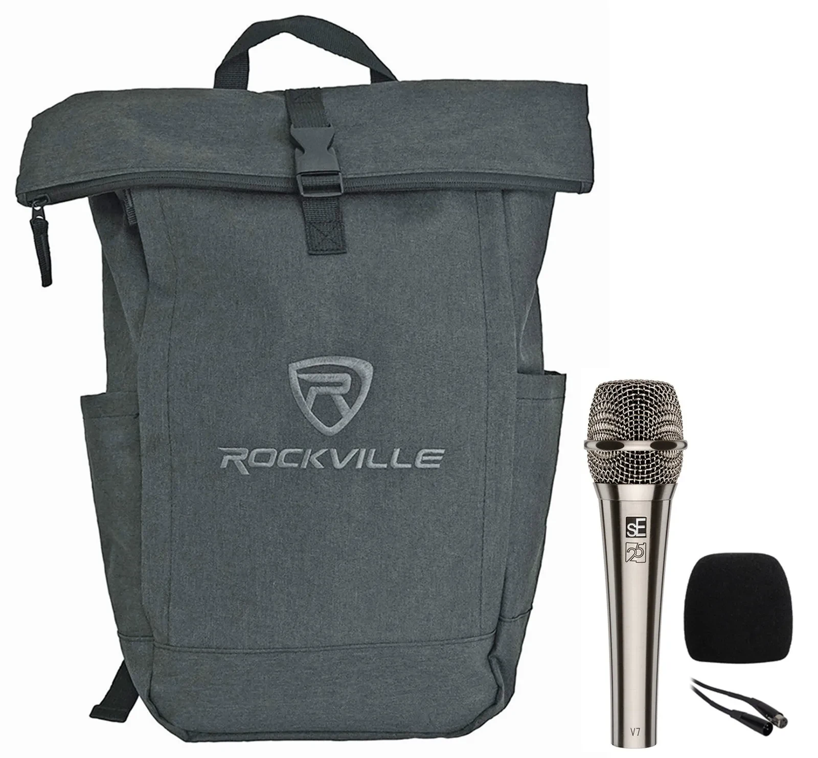 Микрофон sE Electronics V7 NI-25AE 25th Anniversary, цвет матовый никель, с ветрозащитой и сумкой