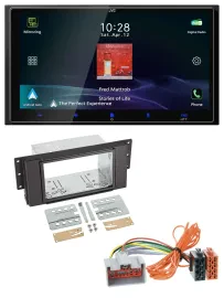JVC USB Bluetooth 2DIN DAB MP3 Autoradio für Land Rover Free Lander 11-12