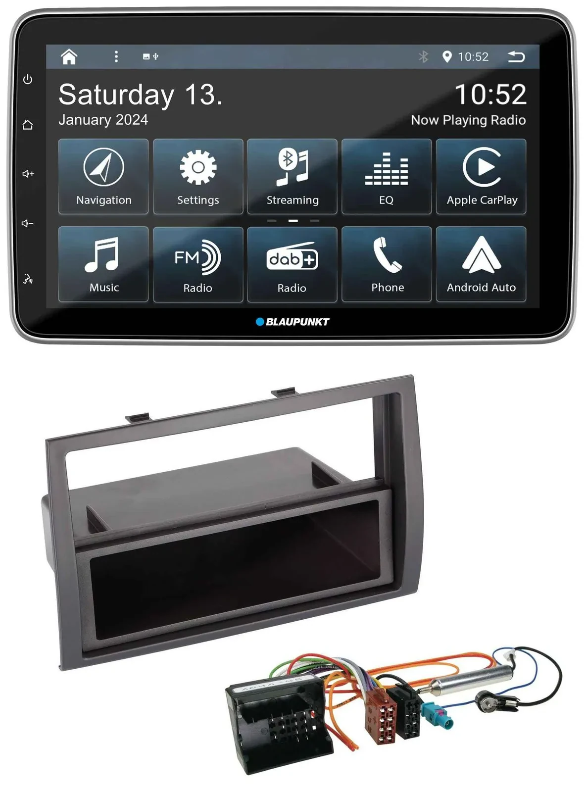 Blaupunkt USB DAB SD MP3 Bluetooth Autoradio für Citroen Jumper 2006-2011 Quadlo