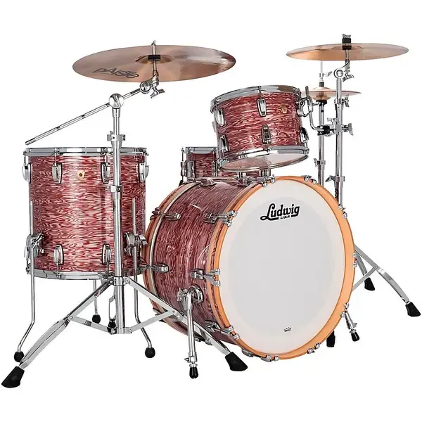 Ударная установка акустическая Ludwig Classic Maple 3-Piece FAB Shell Pack Pink Oyster