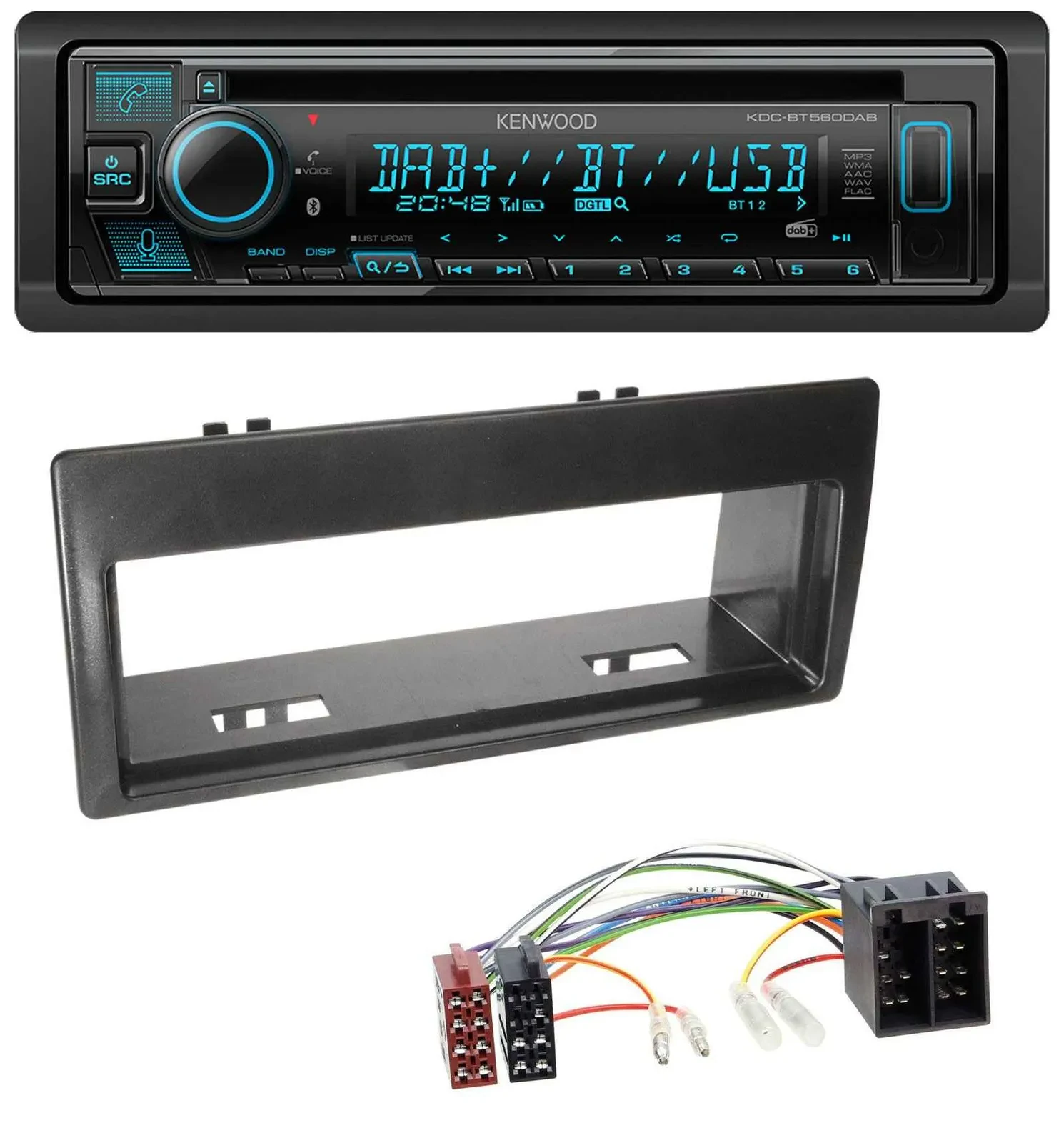 Kenwood Bluetooth DAB CD MP3 USB Autoradio für Citroen Xantia (1999-2003)