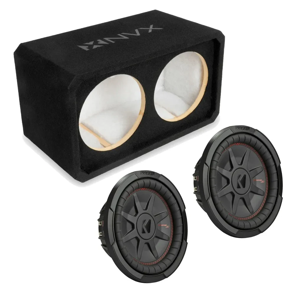 Сабвуфер пассивный NVX NE102S Dual 10" Sealed 3/4" MDF, shallow, с сабвуфером CompRT