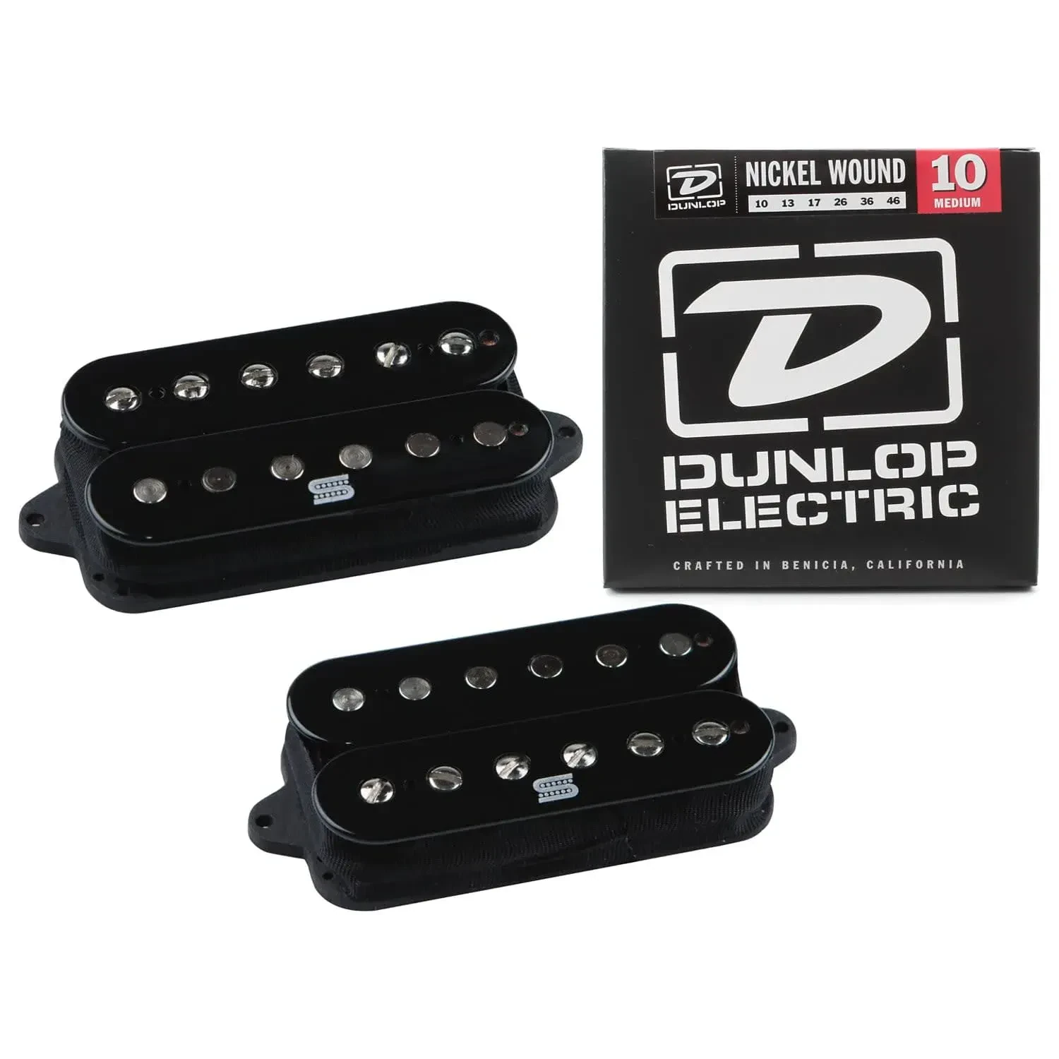 Звукосниматель для электрогитары Seymour Duncan Duality Active Humbucker черный (набор, 2 шт.) со струнами