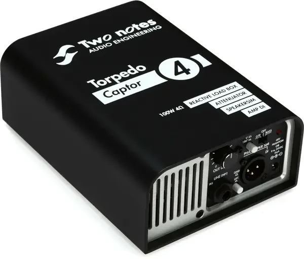 Аттенюатор мощности Two Notes Torpedo Captor Reactive Loadbox DI and Attenuator - 4-ohm