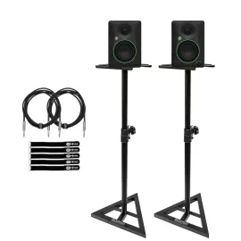 Mackie CR4.5BT 4.5" Powered Bluetooth Studio Monitor Speakers Pair with Stands