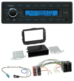VDO Bluetooth AUX USB MP3 Autoradio für Alfa Romeo Giulietta 2013-2021 ISO
