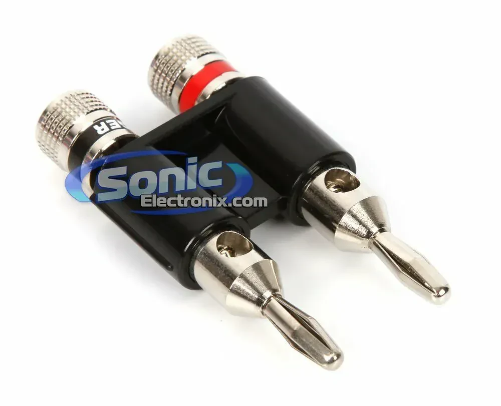 Клемма банановая двойная Stinger SPT5503 с покрытием Shoc-Krome