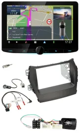 Kenwood Bluetooth DAB TMC 2DIN Lenkrad USB Navigation für Hyundai Santa Fe ab 20
