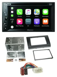 Pioneer MP3 USB DVD Bluetooth DAB 2DIN Autoradio für Suzuki Swift (2005-2010)