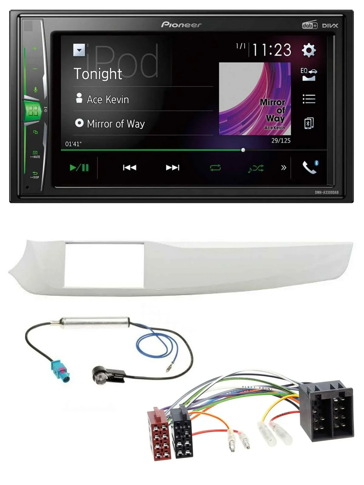 Pioneer 2DIN MP3 DAB USB Bluetooth Autoradio für Alfa Romeo Giulietta 2010-2013