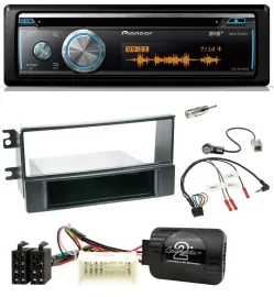 Pioneer Lenkrad DAB USB CD Bluetooth Autoradio für Kia Sportage II 2008-2010