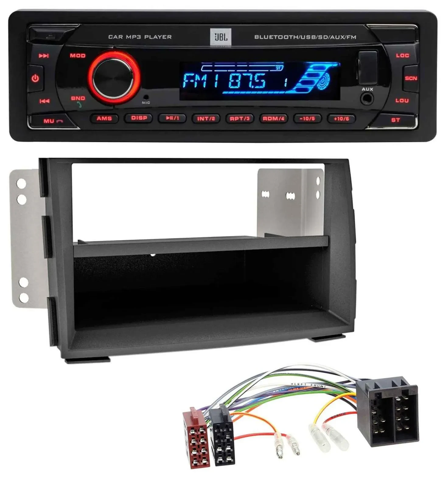 JBL AUX MP3 USB Bluetooth SD Autoradio für Kia Venga (YN, ab 2009)