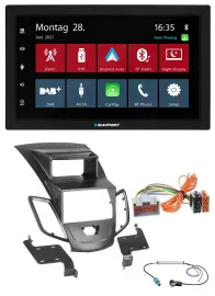 Автомагнитола Blaupunkt 2-DIN, MP3, Bluetooth, DAB, USB для Ford Fiesta 2008–2010