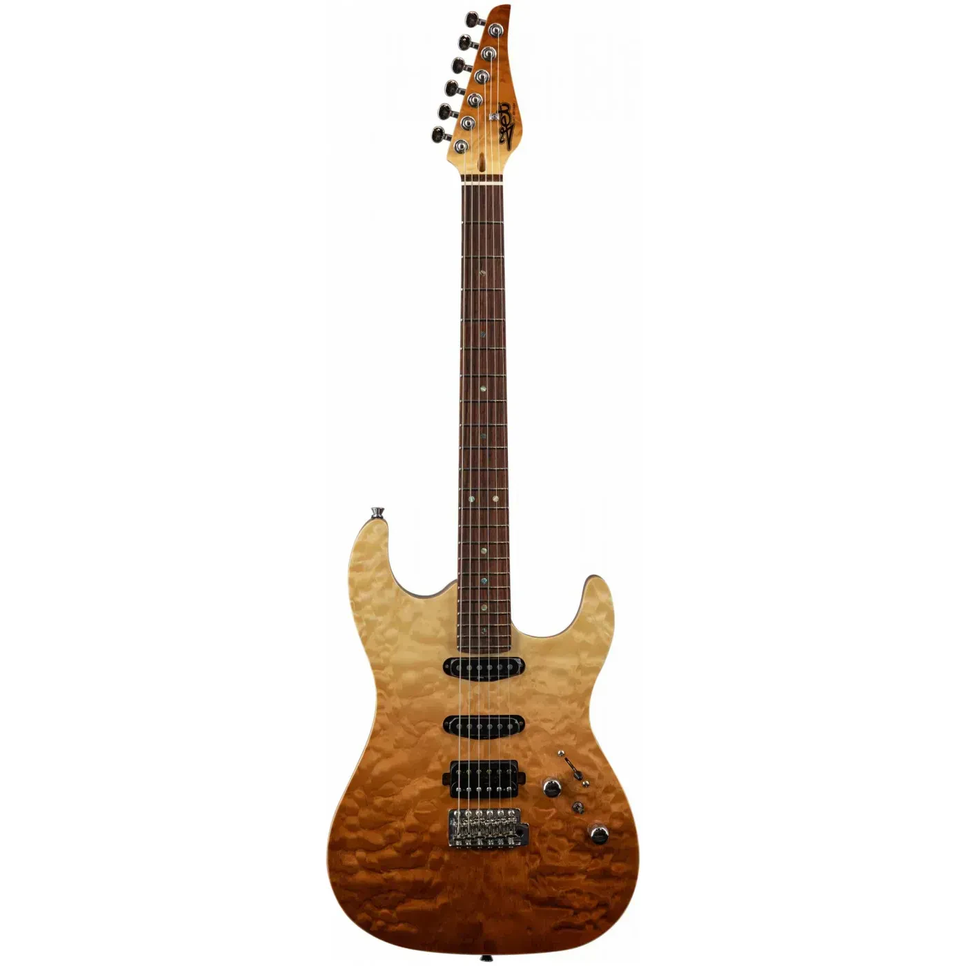 Электрогитара JET Guitars JS-45 Superstrat HSS Fireburst
