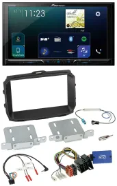 Pioneer Lenkrad Bluetooth USB 2DIN DAB Autoradio für Alfa Romeo Giulietta 2013-2