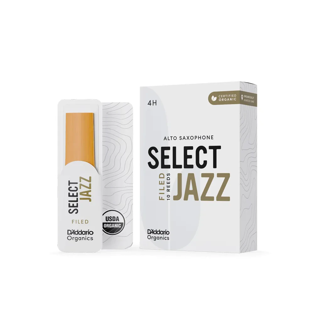Трости для альт-саксофона D'Addario Organic Select Jazz Filed 4H (набор, 10 шт.)