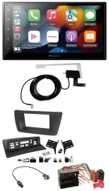 Автомагнитола для BMW X3 E83 2004–2010 Pioneer 2-DIN MP3 USB Bluetooth DAB