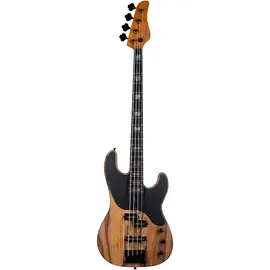 Бас-гитара Schecter Model-T 4 Exotic Black Limba Satin Natural