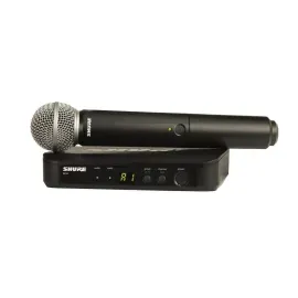 Shure BLX24/SM58 Handheld Wireless System, H10: 542.125-571.800MHz #BLX24SM58H10