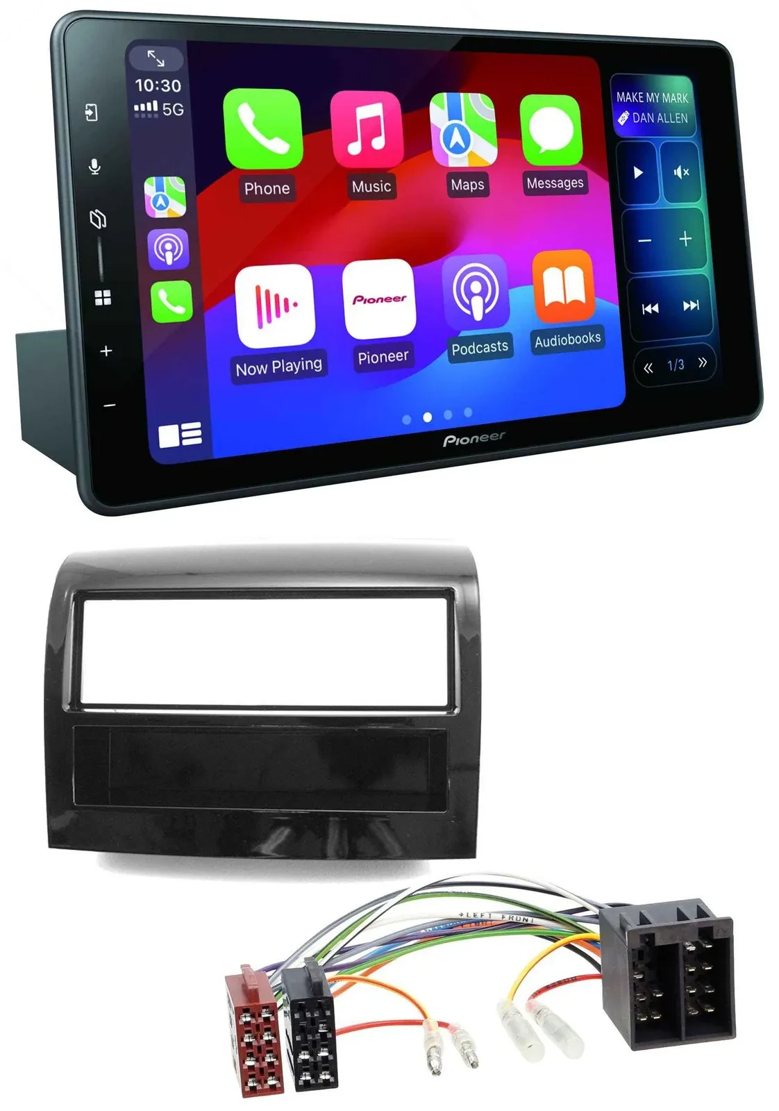 Pioneer Bluetooth DAB MP3 USB Autoradio für Fiat Ducato 2011-2021 piano schwarz