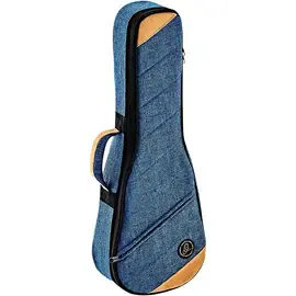 Чехол для укулеле Ortega Ukulele Concert Reinforced Soft Case Blue Black