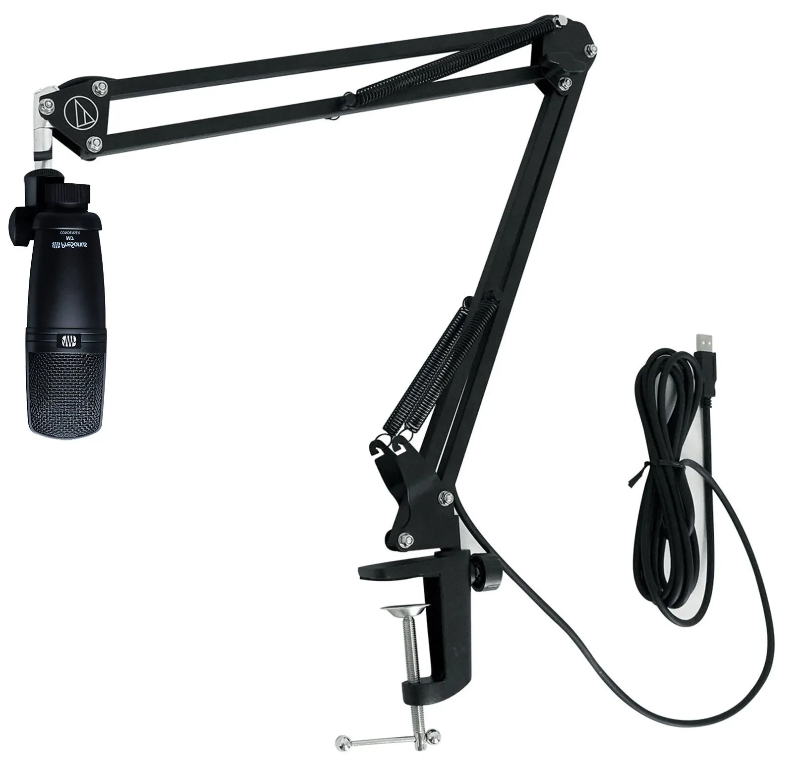 Конденсаторный микрофон PreSonus M7 с Boom Arm Audio Technica
