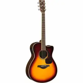 Электроакустическая гитара Yamaha FSX830C Concert Brown Sunburst