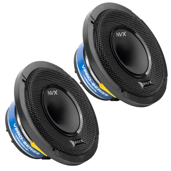 Pair 2 NVX VPRO65HS 175W RMS 6.5" V-Series Pro Coaxial with Horn Tweeter