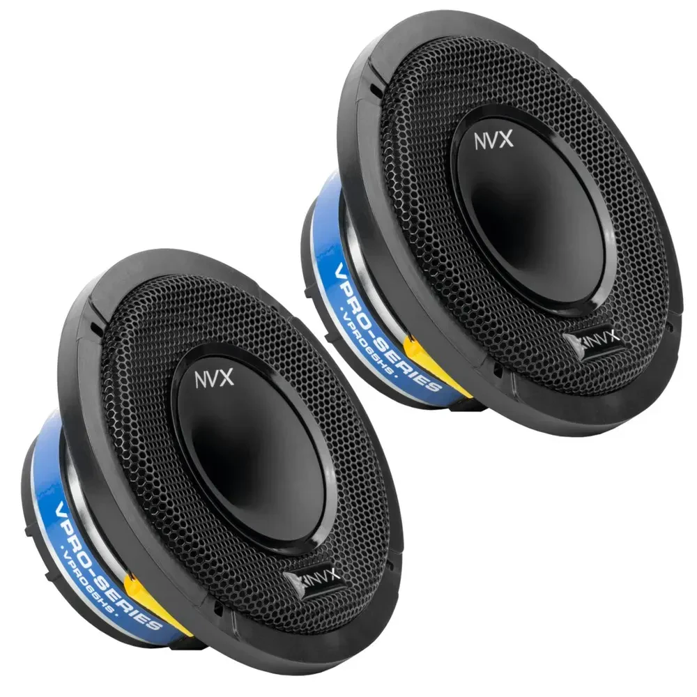 Автомобильные коаксиальные динамики NVX VPRO65HS V-Series Pro 6.5" 175W RMS (набор, пара) с рупорным твитером