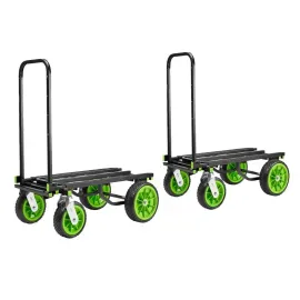 Gravity GR-GCARTL01B Multifunctional Large Trolleys Transport Carts 2-Pack