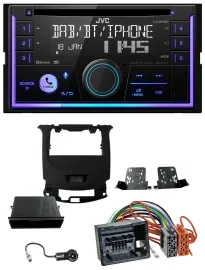 JVC MP3 USB 2DIN DAB Bluetooth CD Autoradio für Chevrolet Cruze ab 16 Klavierlac