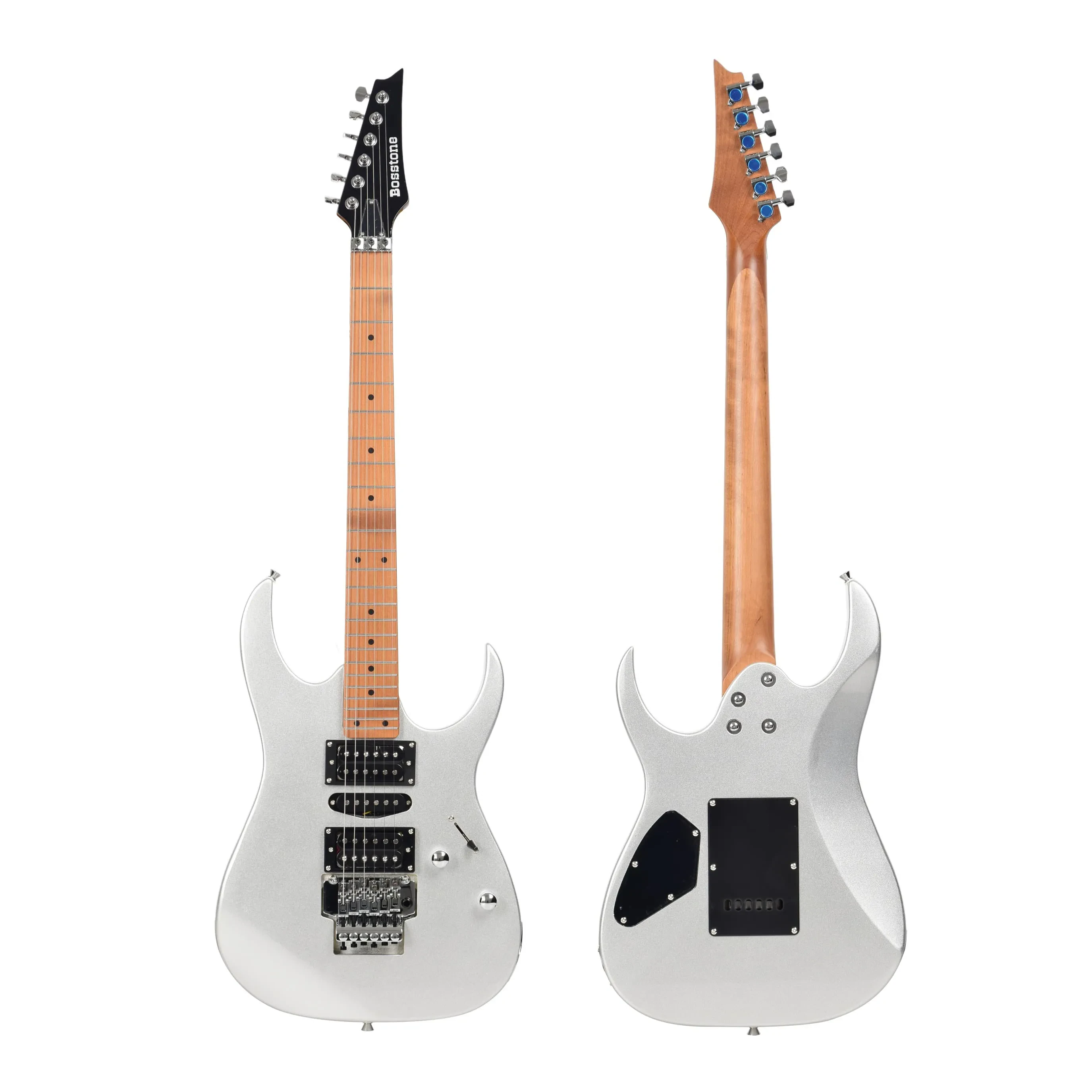 Электрогитара Bosstone SG-06 V.2 SL (2025) 6 струн, цвет серебристый