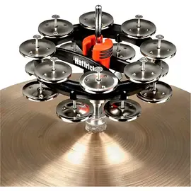Тамбурин для хай-хэта RhythmTech Double Hat Trick G2 Hi-Hat Tambourine 6 in. Nickel Jingles