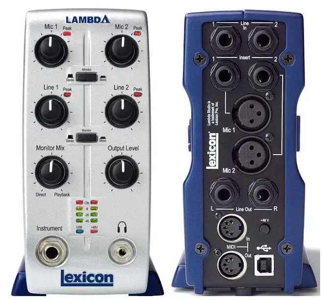 Lexicon Lambda - настольная студия записи c интерфейсом USB
