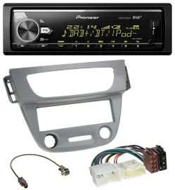 Автомагнитола Pioneer Bluetooth, USB, DAB, MP3 для Renault Megane 3 (2012–2014), серый