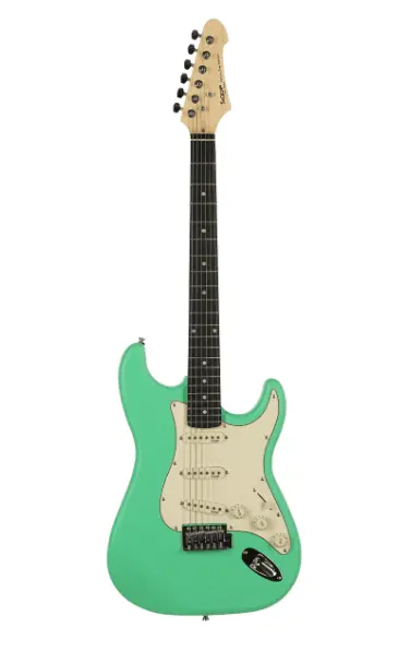 Электрогитара SQOE SEST200 Stratocaster SSS Matte Green