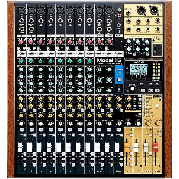 Аналоговый микшерный пульт Tascam Model 16 16-Channel Multitrack Recorder with Analog Mixer & USB Interface