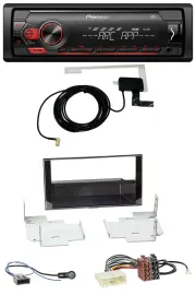 Автомагнитола Pioneer 1-DIN, USB, DAB, MP3, AUX для Nissan Micra/Note (с 2013)