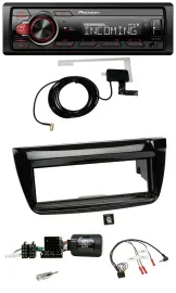 Автомагнитола для Fiat Doblo 2012–2015 Pioneer DAB, Bluetooth, USB, черный глянец