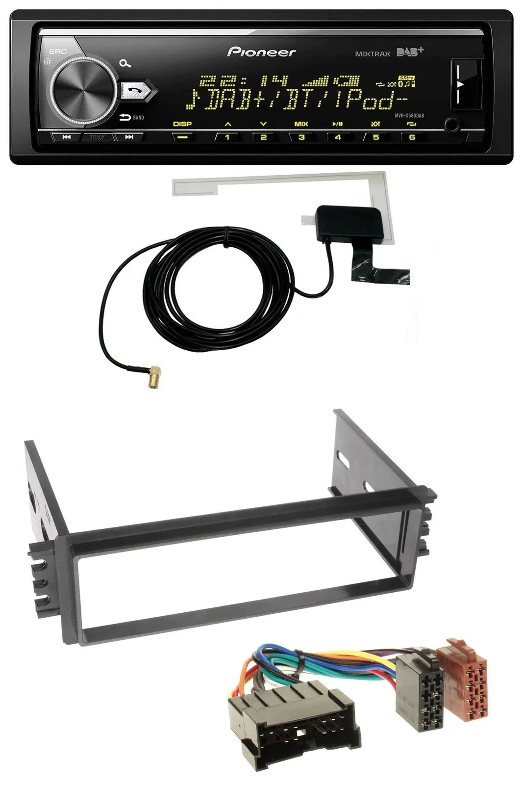 Pioneer Bluetooth DAB USB MP3 Autoradio für Hyundai Accent (2002-2005)