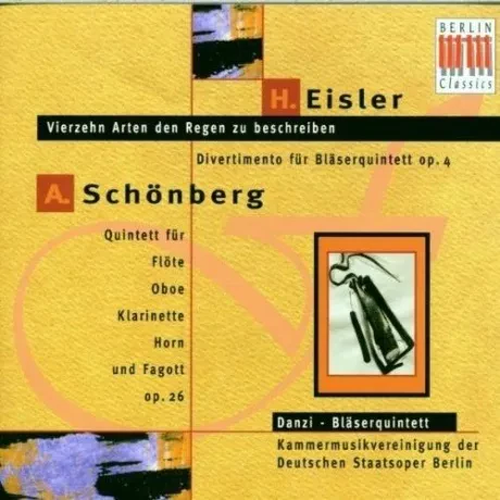 DANZI-BLAZERQUINTETT BERLIN - Eisler: Quintett / Schonberg: Quintett (CD)