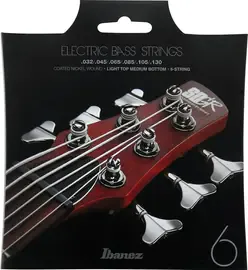 Струны для бас-гитары Ibanez IEBS6C Light Top Medium Bottom 32-130