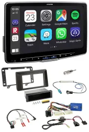 Alpine Lenkrad USB Bluetooth DAB Autoradio für Dacia Duster ab 2021