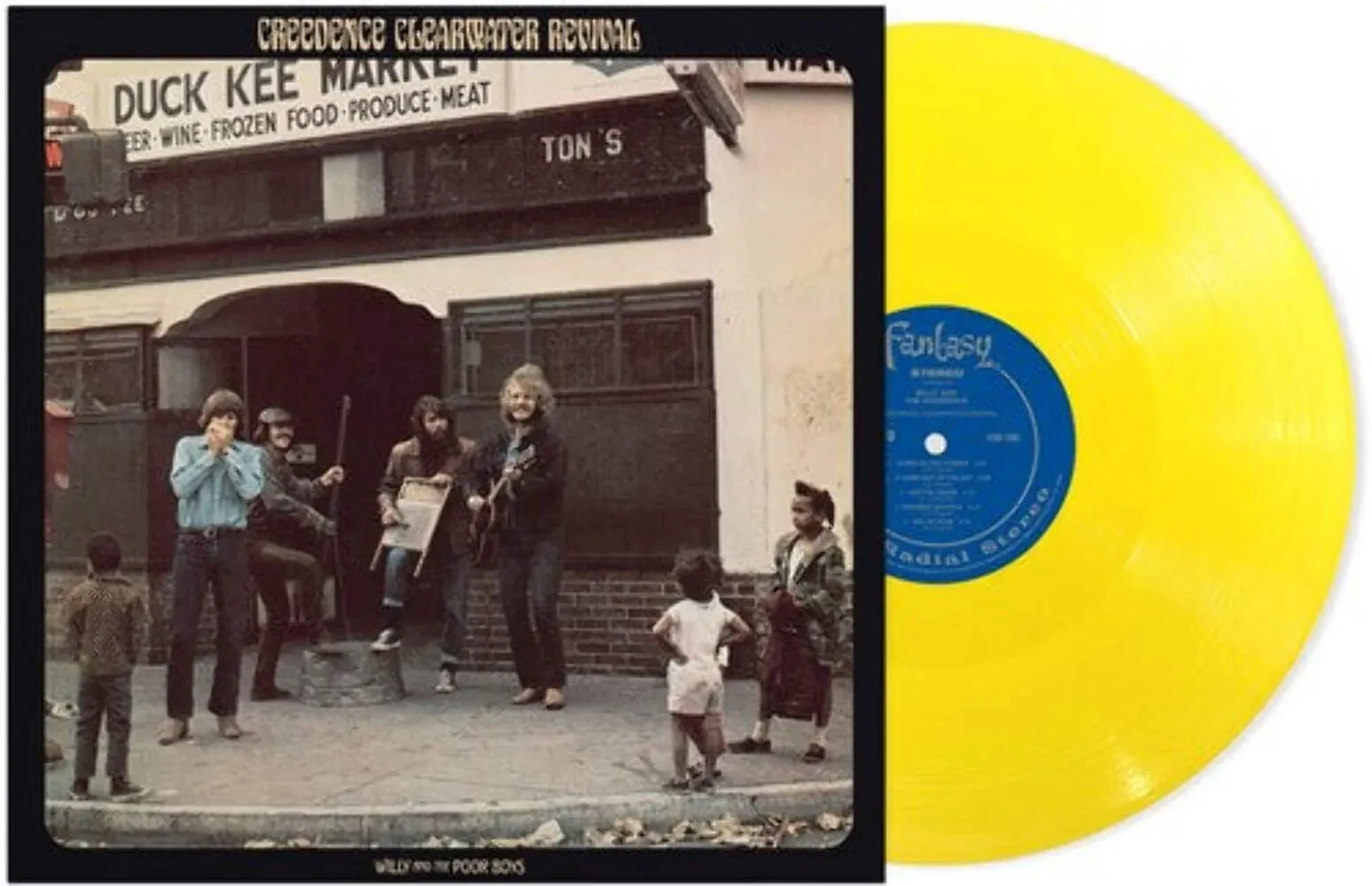 Виниловая пластинка Creedence Clearwater Revival – Willy And The Poor Boys Yellow Vinyl (Релиз 2025)