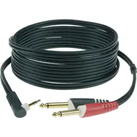 Коммутационный кабель Klotz AY5A0300 Y-Adapterkabel Klinke 3 m 3,5 mm Winkelklinke