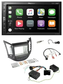 Pioneer USB Lenkrad DAB 2DIN Bluetooth Autoradio für Chevrolet Orlando 2011-2018